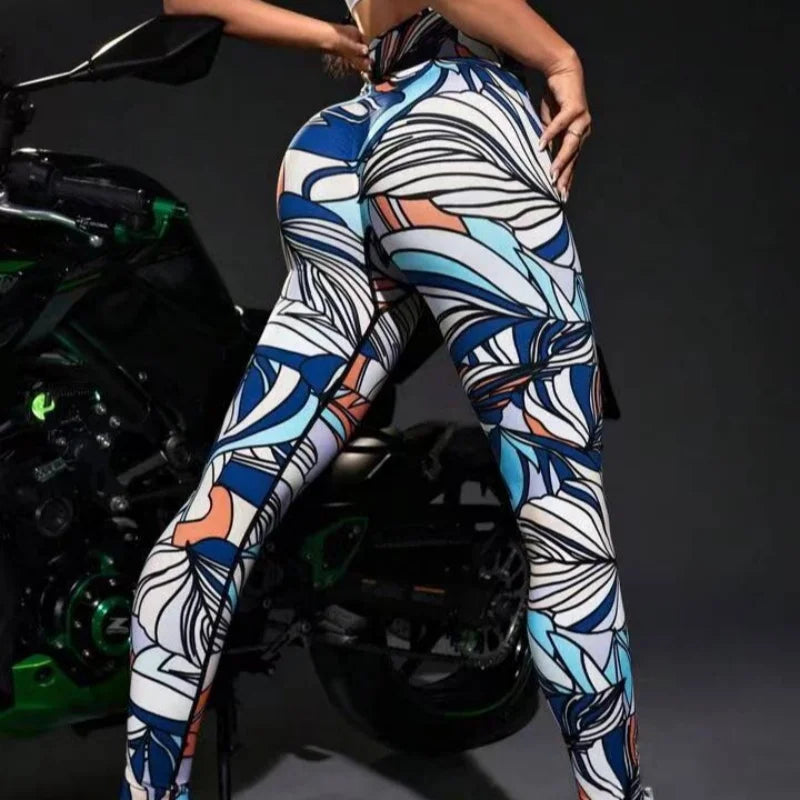 Signature High-Waist Sculpting Tie-Dye Seamless Leggings