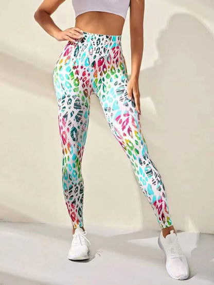 Signature High-Waist Sculpting Tie-Dye Seamless Leggings